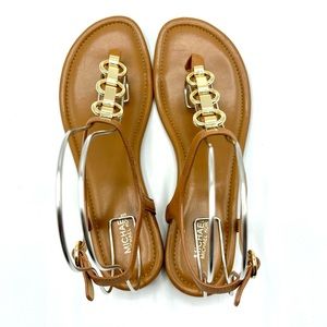 Michael Kors Mahari Leather Sandals